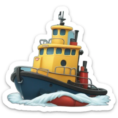 tugboat sticker