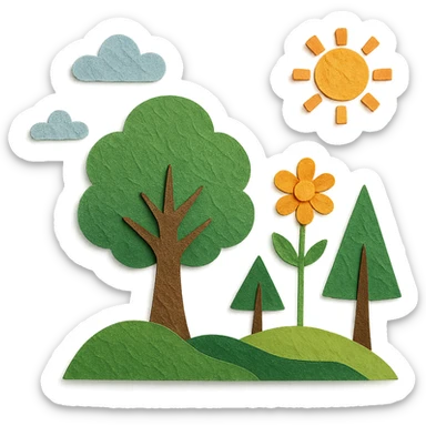 Nature sticker
