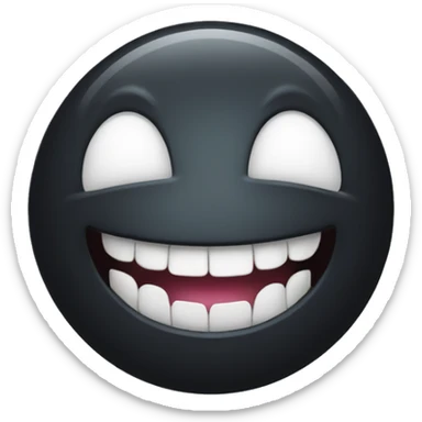 Toothless smiley face  sticker