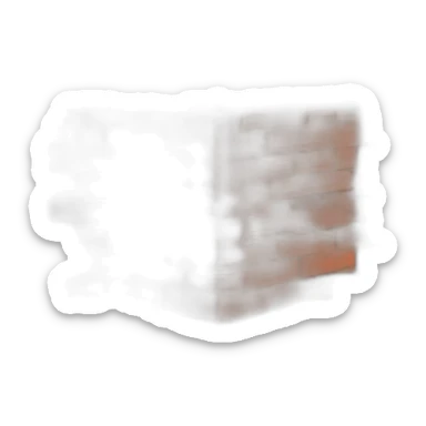 breaking bricks sticker