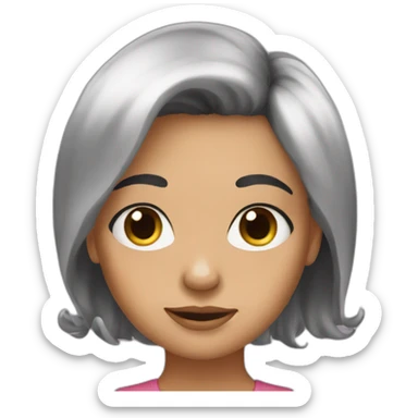 My Mum black hairs sticker