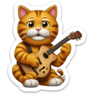 Garfield on a Spieler sticker