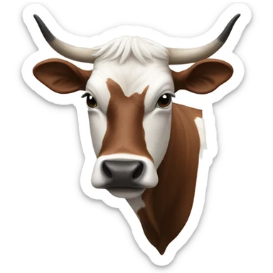 Texas steer sticker