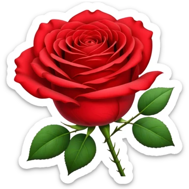 Rose sticker