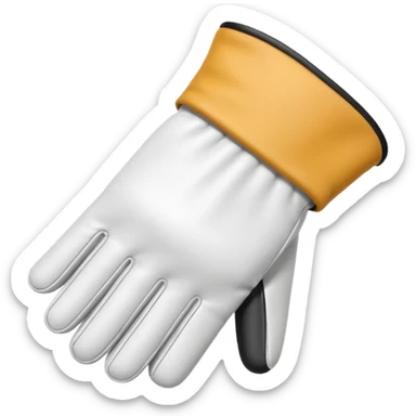 gloves: blancos sticker