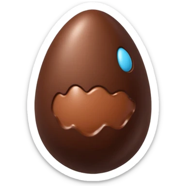 chocolat de paques sticker