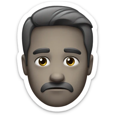 Sad and disappointed  sticker