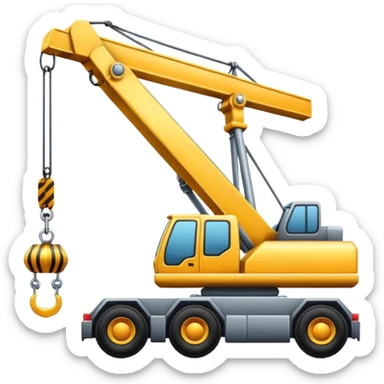 Tools and cranes sticker