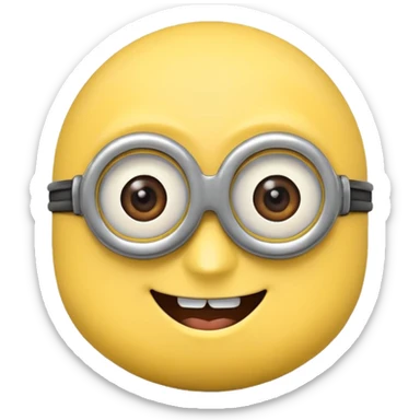 Minion emoji small sticker