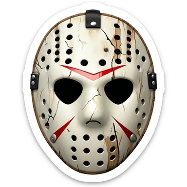 jason voorhees mask sticker