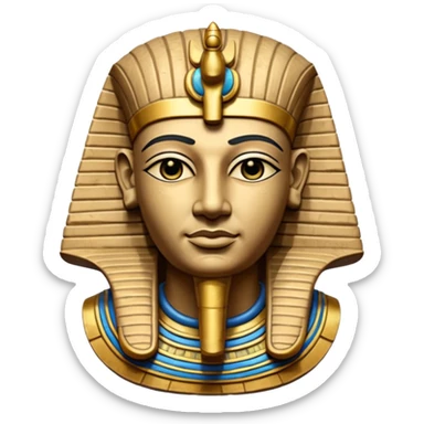 a statue of Ramses II sticker