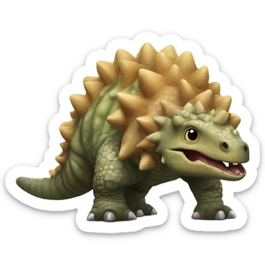 Ankylosaurus bumpy  sticker