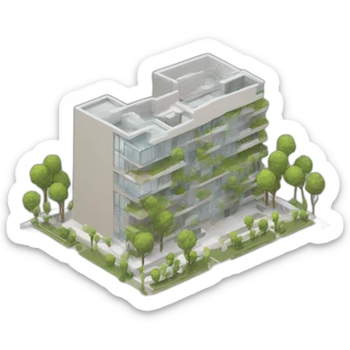 Détail constructif architecture sticker