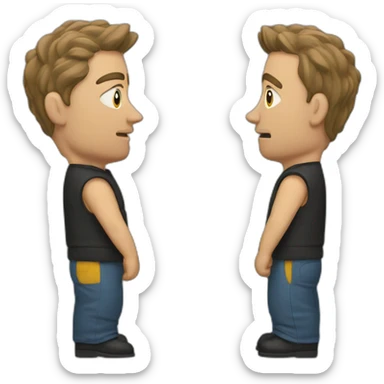 Tiresome blows man  sticker