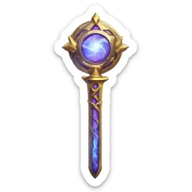 Technomancy Aether-Holy Wand (Supra-Technomancy Righteousness) sticker