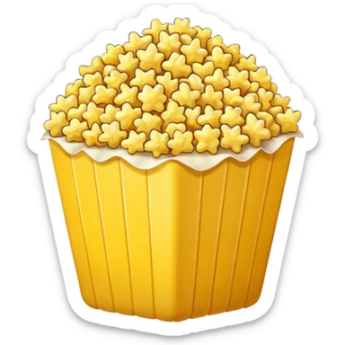 popcorn kernel sticker