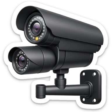 cámara seguridad sticker