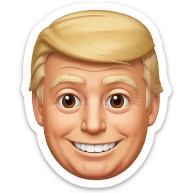 Trump saying April fools  sticker