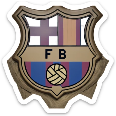 Escudo barça sticker