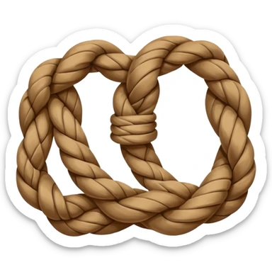 rope with single knot



















 sticker