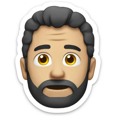 boca con un dedo como mordiendo sticker