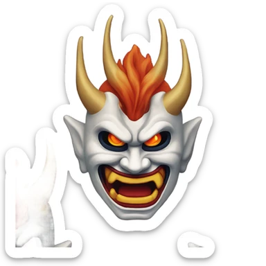 Hannya sticker