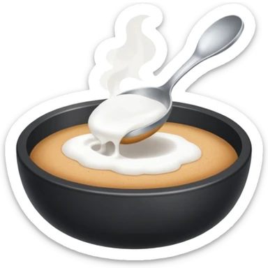 pochon transparent avec de la poudre blanche dedans - sans visage  sticker