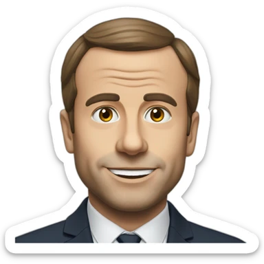 Macron qui dit tait toi sticker