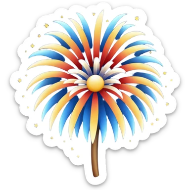 fireworks sticker