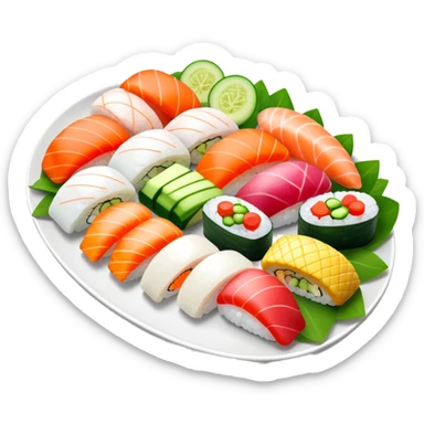 Vegetable nigiri platter  sticker