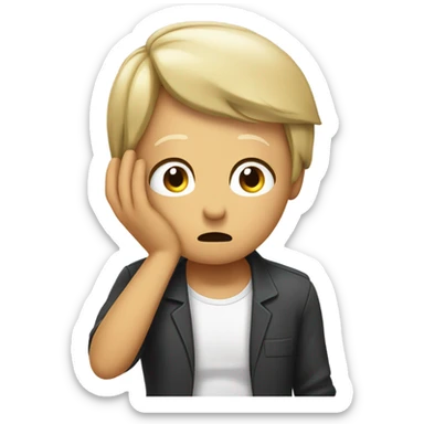 Facepalm animation sticker