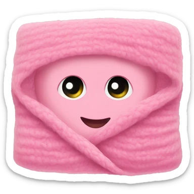 Pink cozy blanket sticker