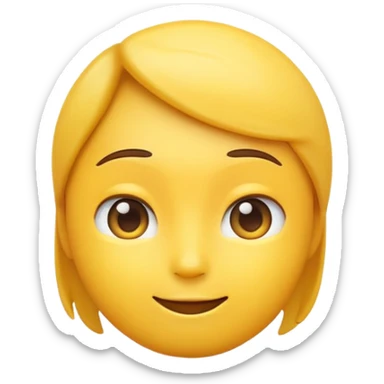 A head tilting upward emoji  sticker