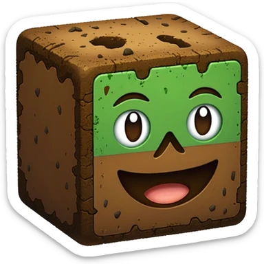 emoji minecraft sticker