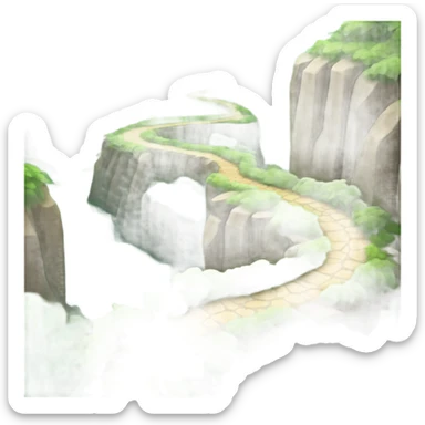 mountain trail sticker