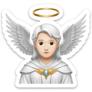 Aesthetic biblical archangel  sticker