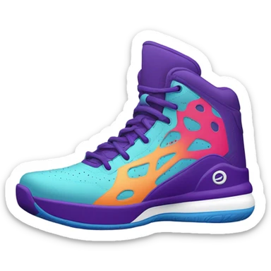 pair of basketball shoes  sticker