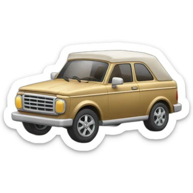 Viaje en coche de trabajo sticker