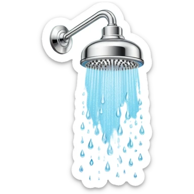 Showerhead sticker