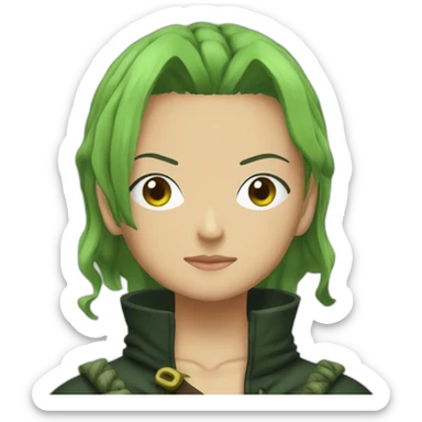 Ronona Zoro one piece sticker