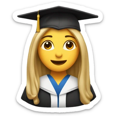 Birrete de graduación  sticker