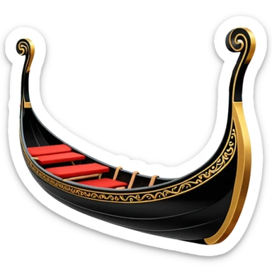venice gondola sticker