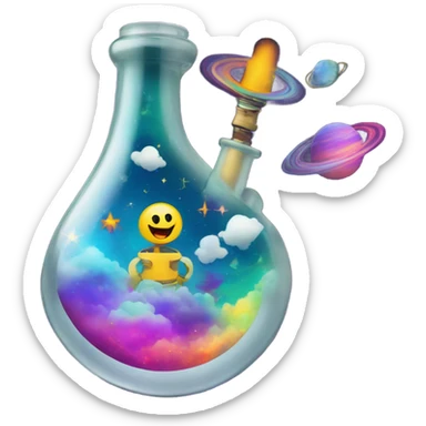 bong in space sticker