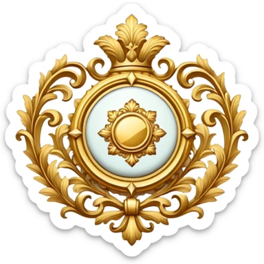 early access rococo badge sticker