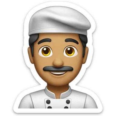 Crispy afghan born waiter sticker