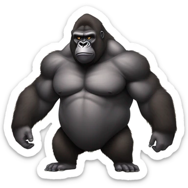 Legless gorilla  sticker