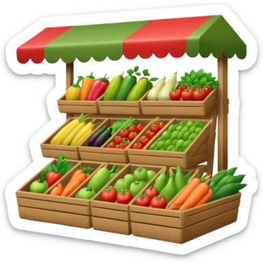 greengrocer supermarket+ sticker