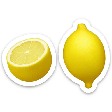 Lemon sticker