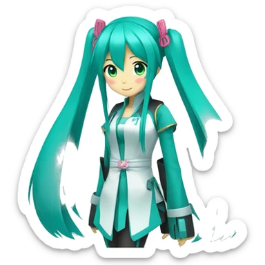Hatsune Miku emoji sticker