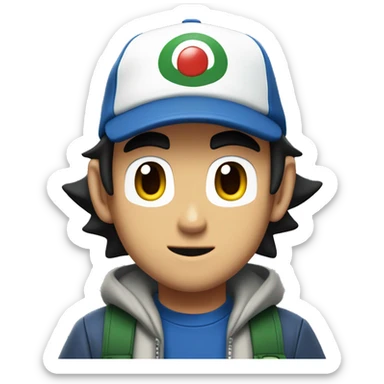 ASH KETCHUM sticker